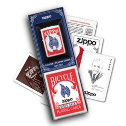 Zippo 24880. Lighter and Playing Cards.Gift Set